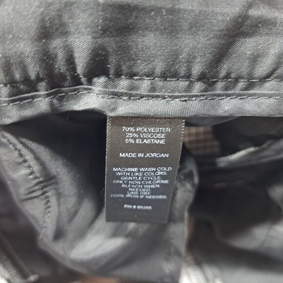 Express Gray Tailored Trousers with Flat-Front Design - Picture 7 of 7